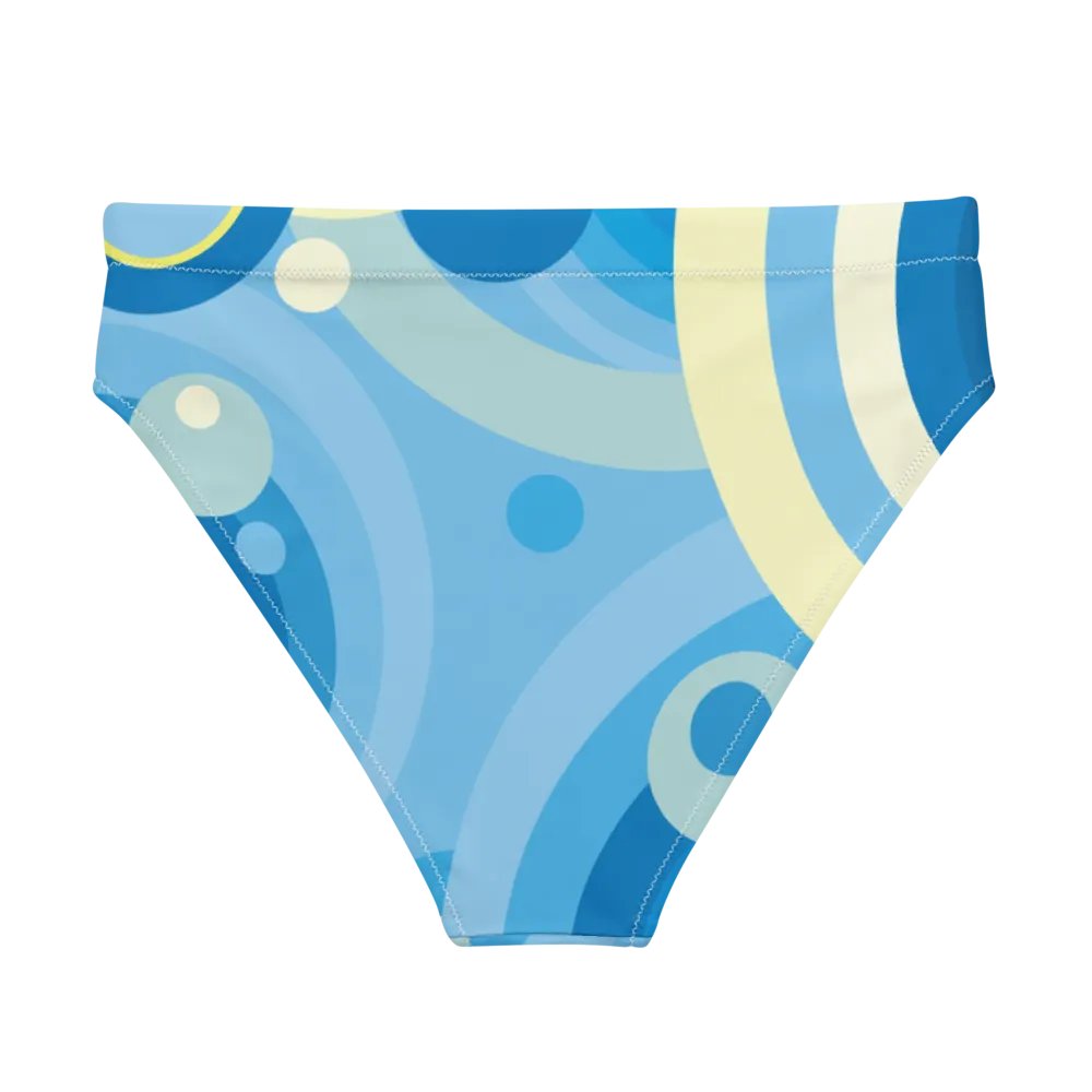 Ripple Effect Recycled High-Waisted Bikini Bottoms product image (1)