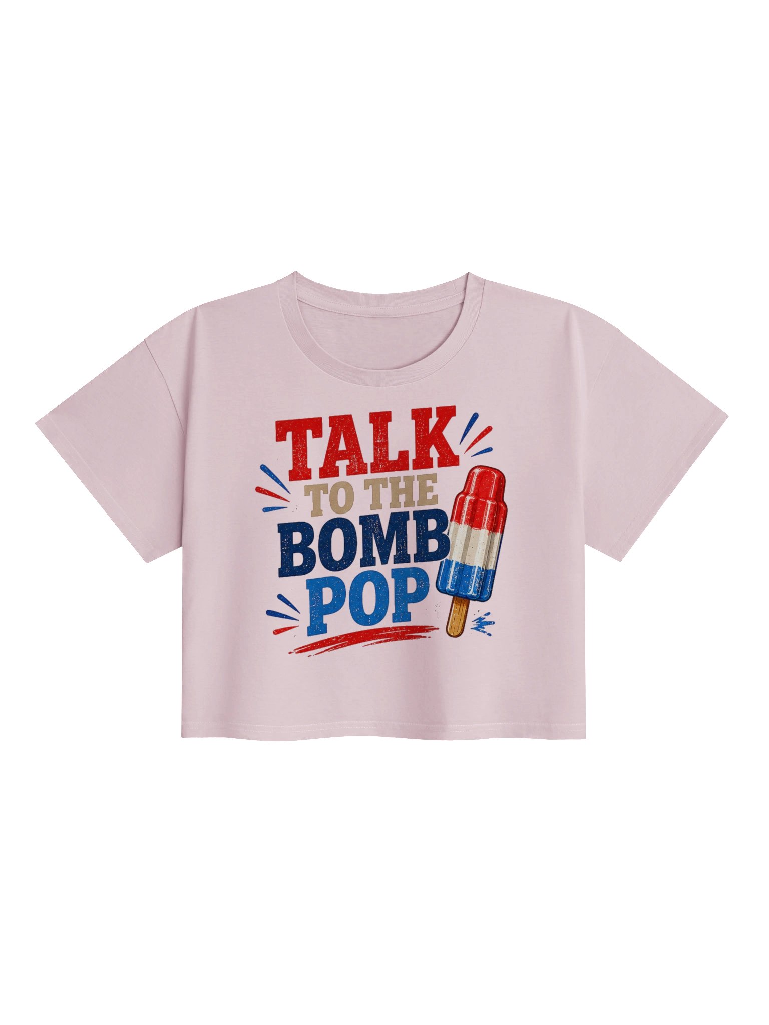 Talk to the Bomb Pop Crop Top product image (1)