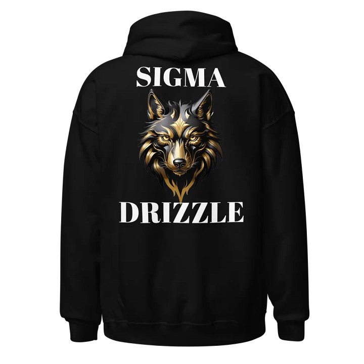 SIGMA DRIZZLE WOLF HOODIE (BLACK) product image (1)