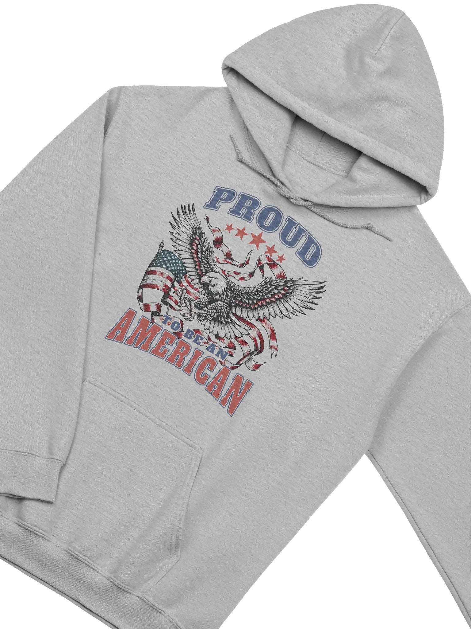 Proud to Be an American Hoodie | Patriotic USA Flag Eagle Shirt for Men & Women product image (1)