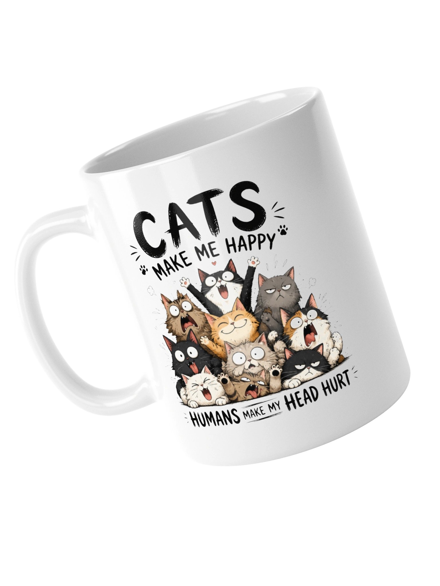 Cats Make Me Happy Mug product image (13)