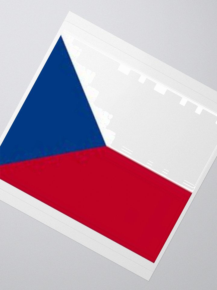 Czech Republic Flag Sticker | Red White Blue Design | Durable Vinyl | 3 Sizes product image (5)