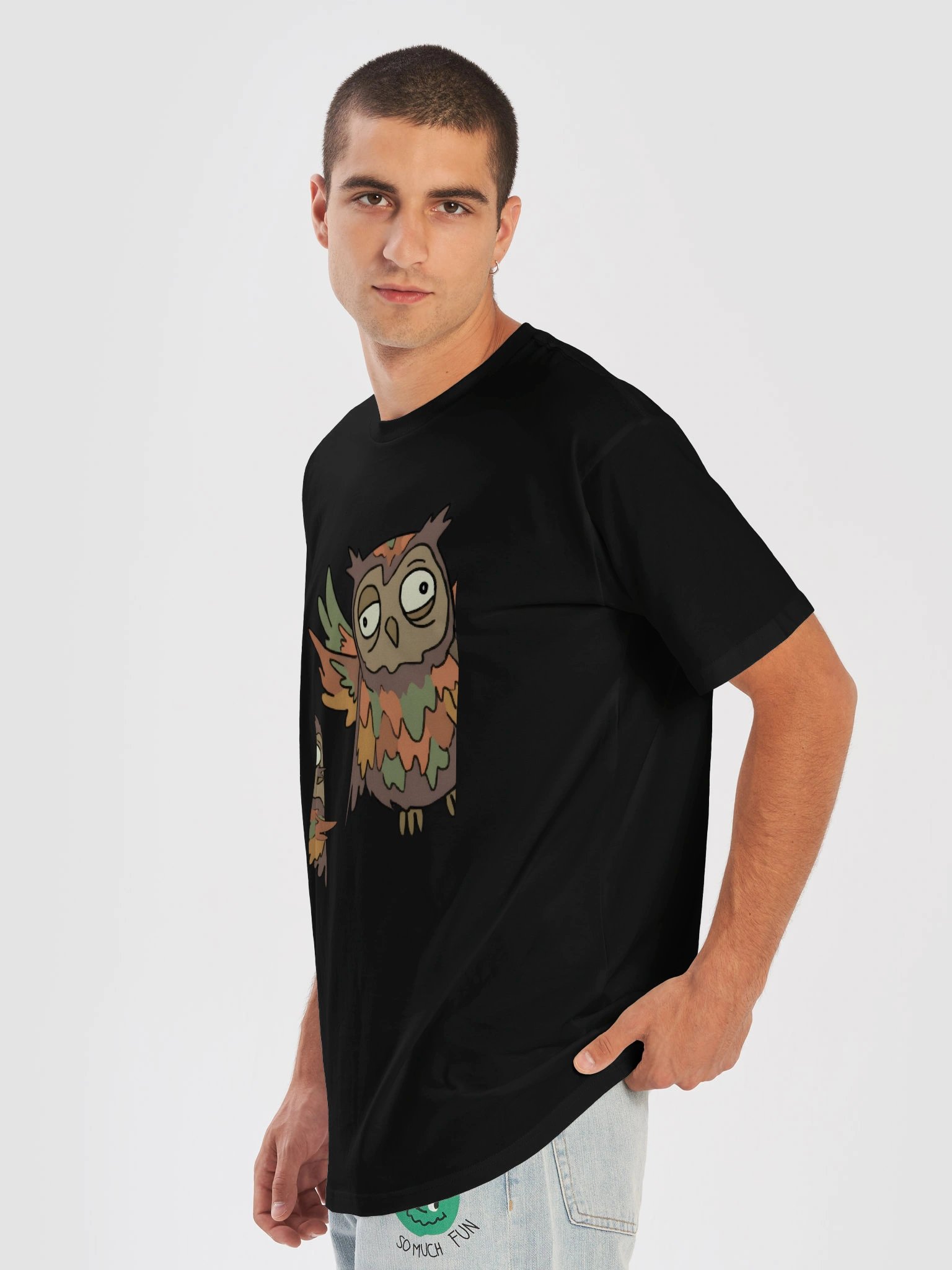 Funny Owl T-Shirt | Cute Cartoon Owl Graphic Tee | Bird Lover Gift | Whimsical Animal Shirt product image (62)