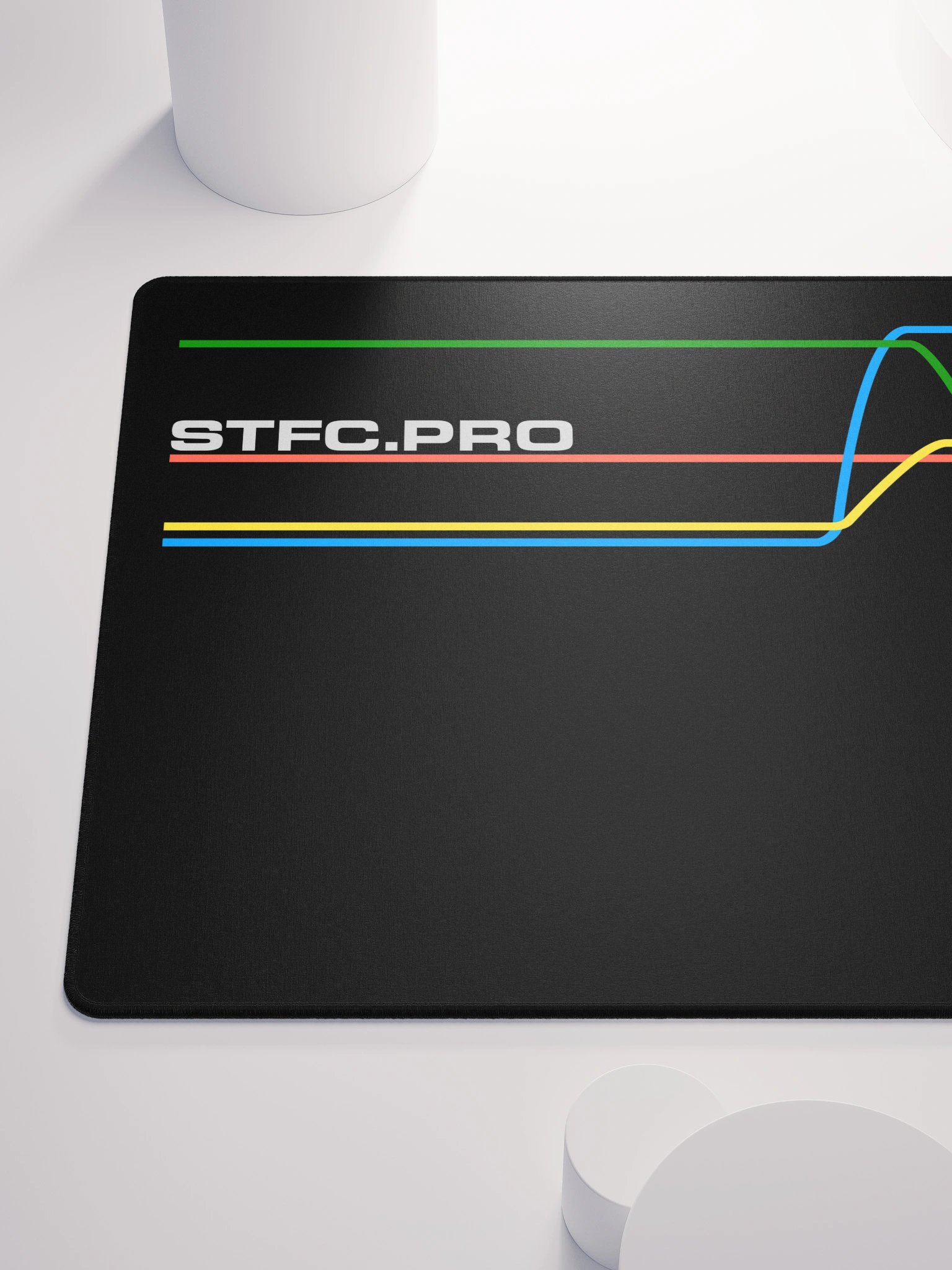 80s Inspired STFC.PRO graph lines Mousepad product image (6)