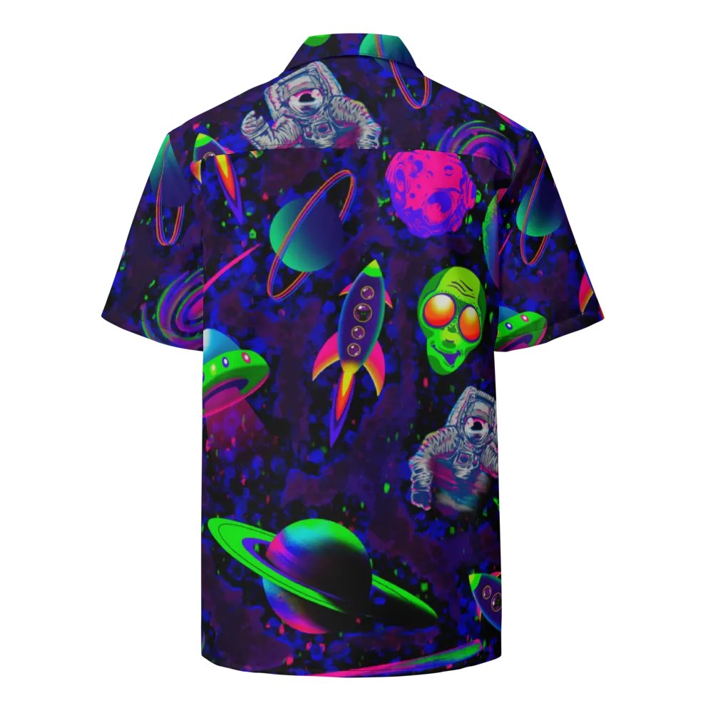 Gamma Galaxy Hawaiian Button up product image (2)
