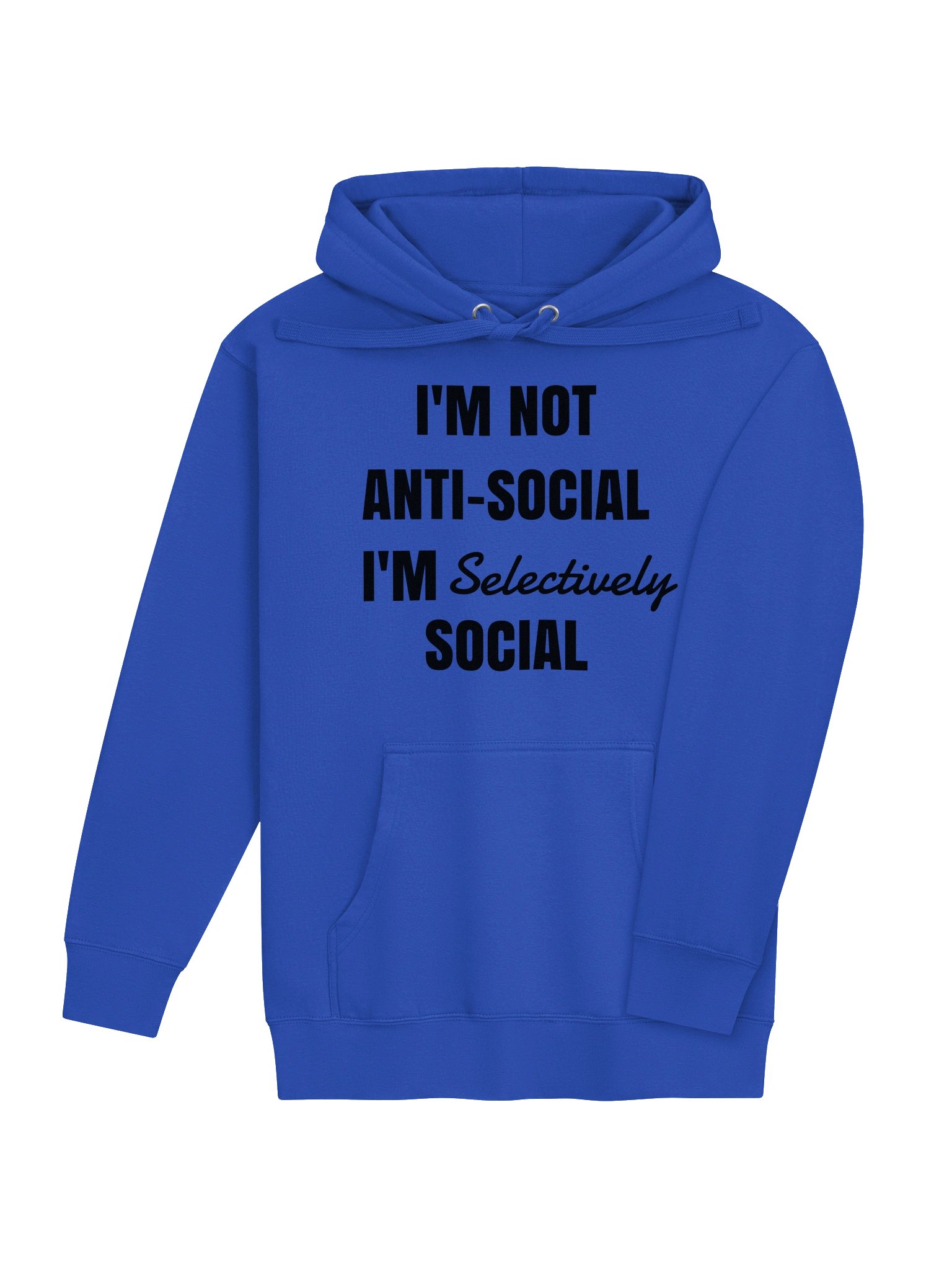 The "Selectively Social" Statement Hoodie product image (49)