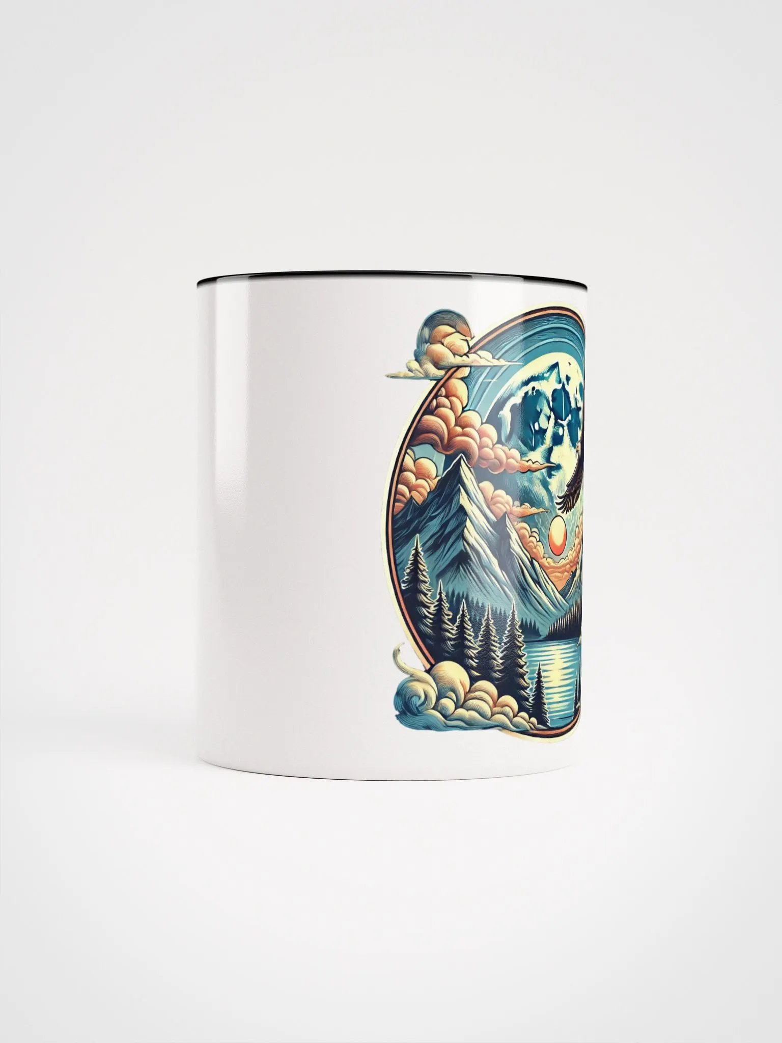 Elegant Ceramic Mug with Vibrant Interior product image (3)