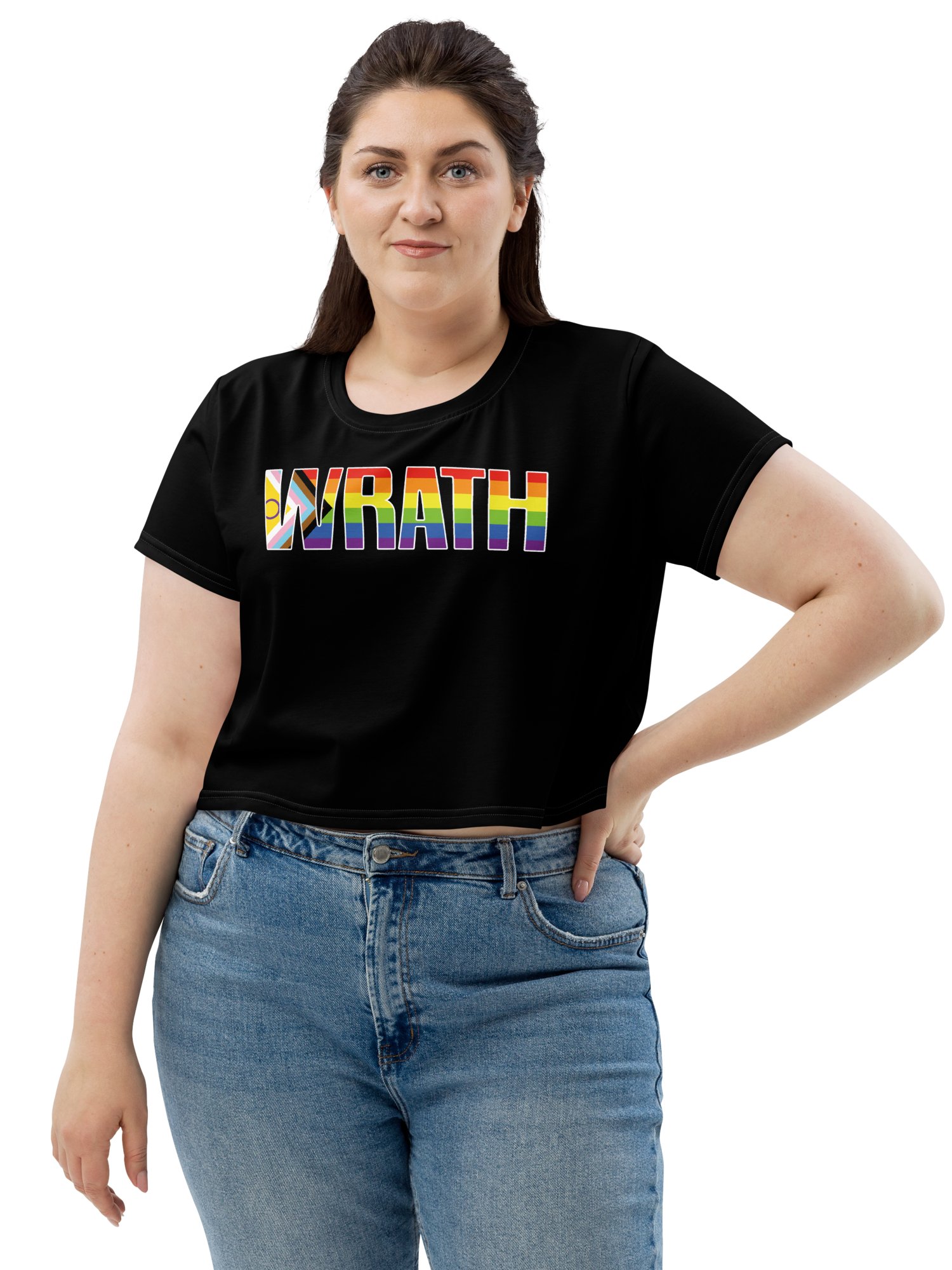 WRATH 2023 crop tee product image (2)