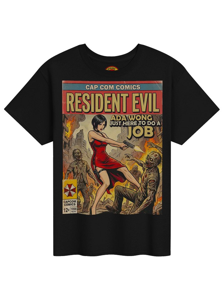 Resident Evil Ada Wong Comic Art T-Shirt product image (1)