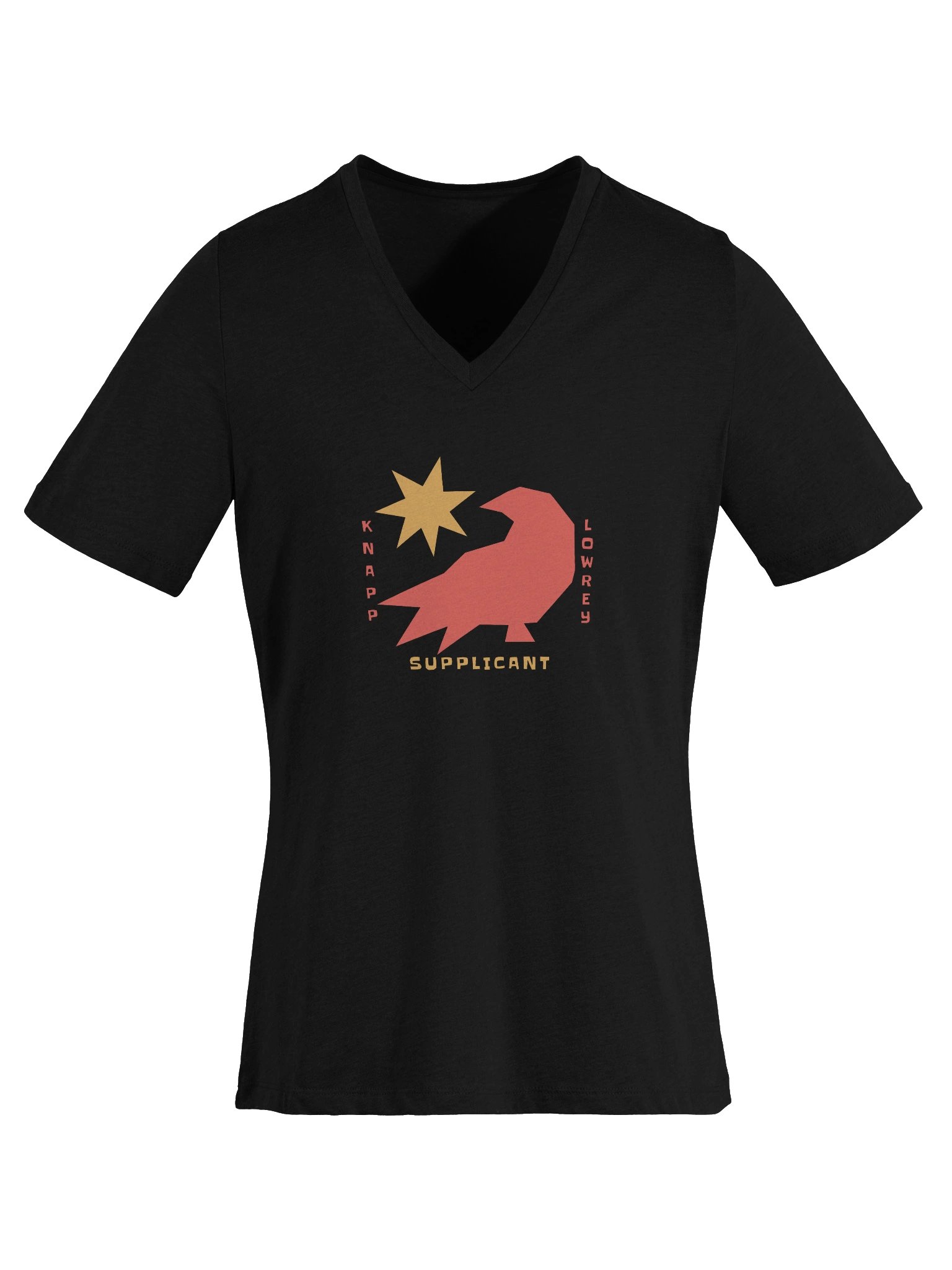 Supplicant Bird Graphic V-neck Tee product image (1)