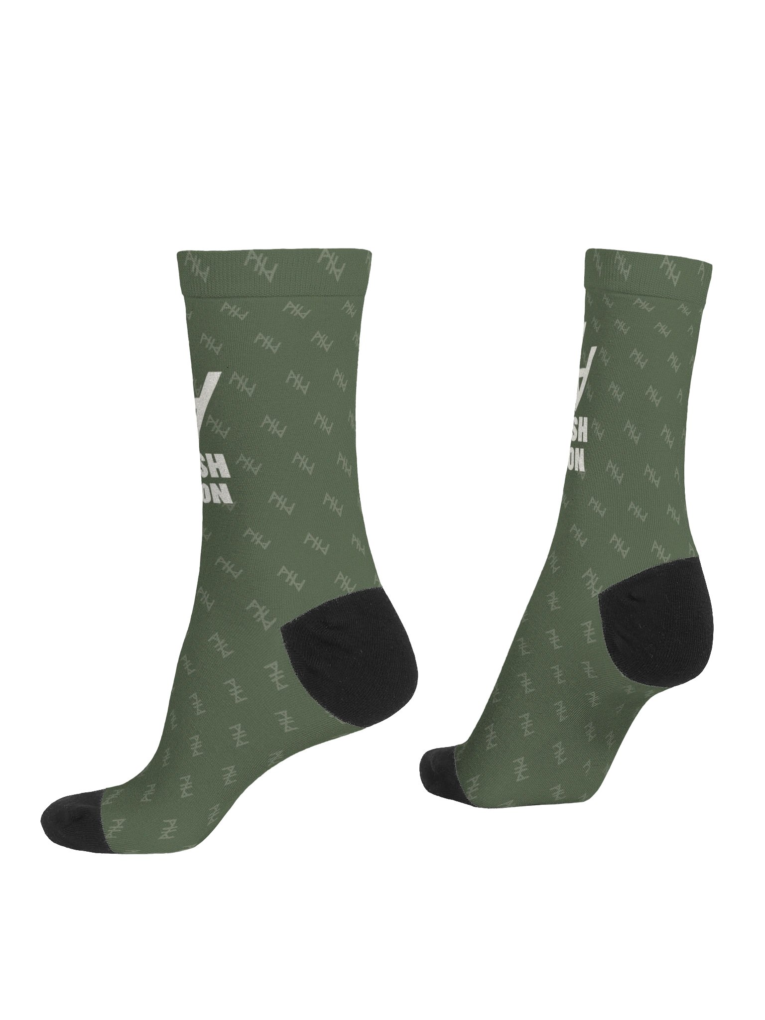 Abolish Abortion Crew Socks - Sage & Cream product image (4)