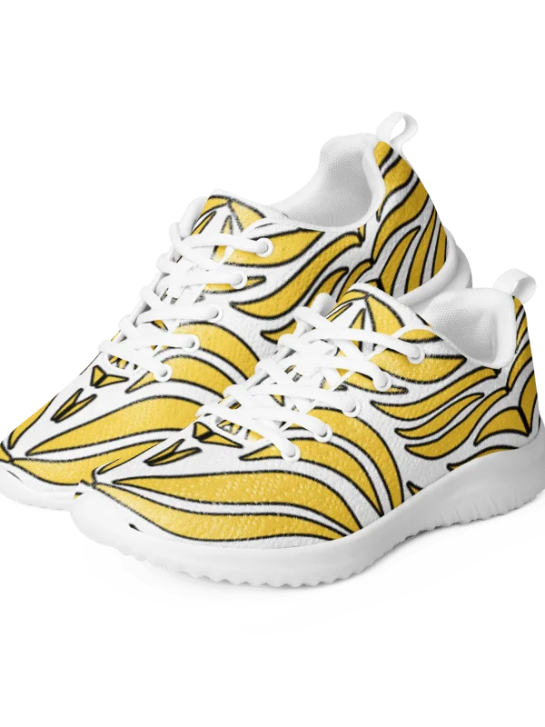 Golden Pulse: Symmetrisches Tribal-Muster Women's Sneakers product image (4)