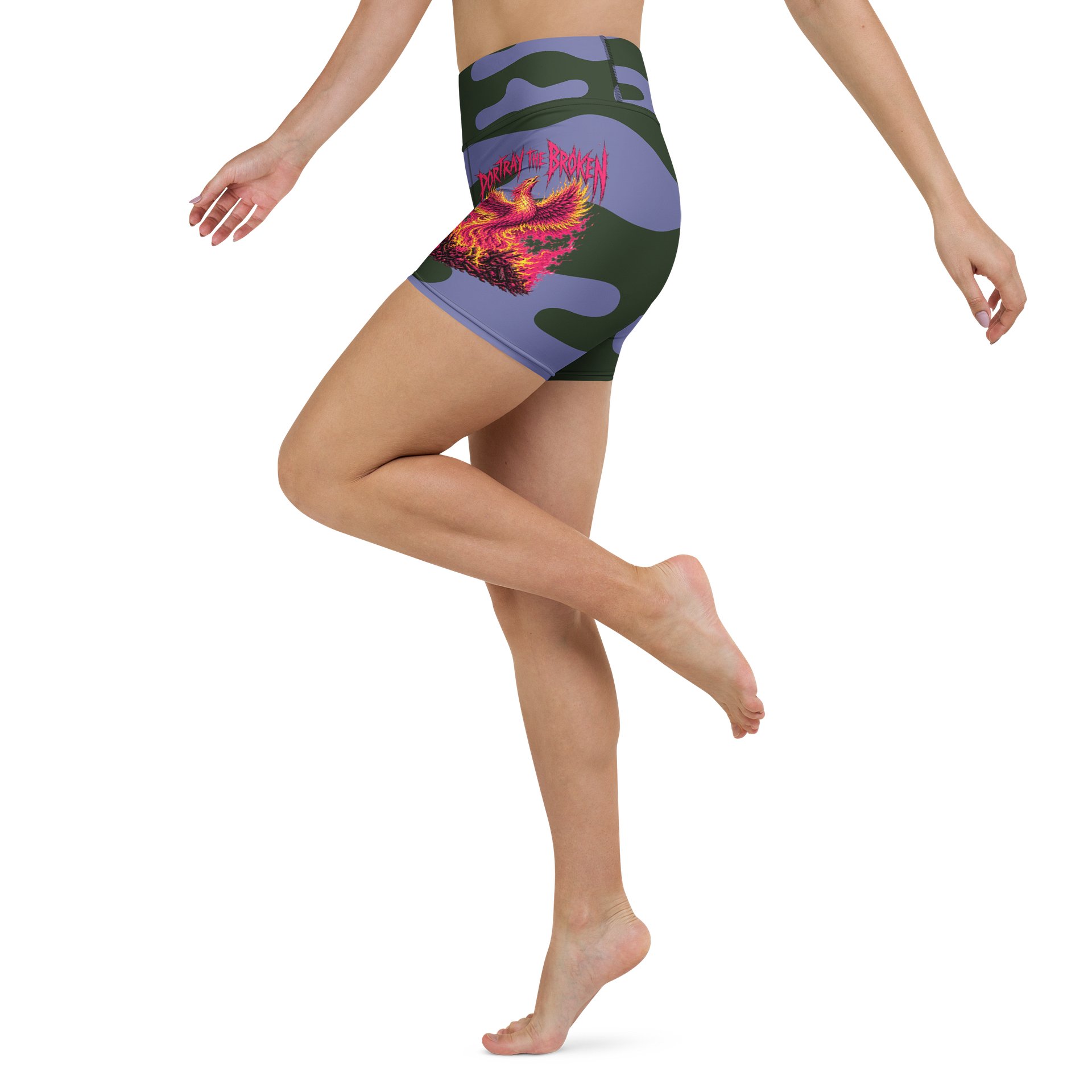 Portray the Broken Yoga Shorts product image (4)