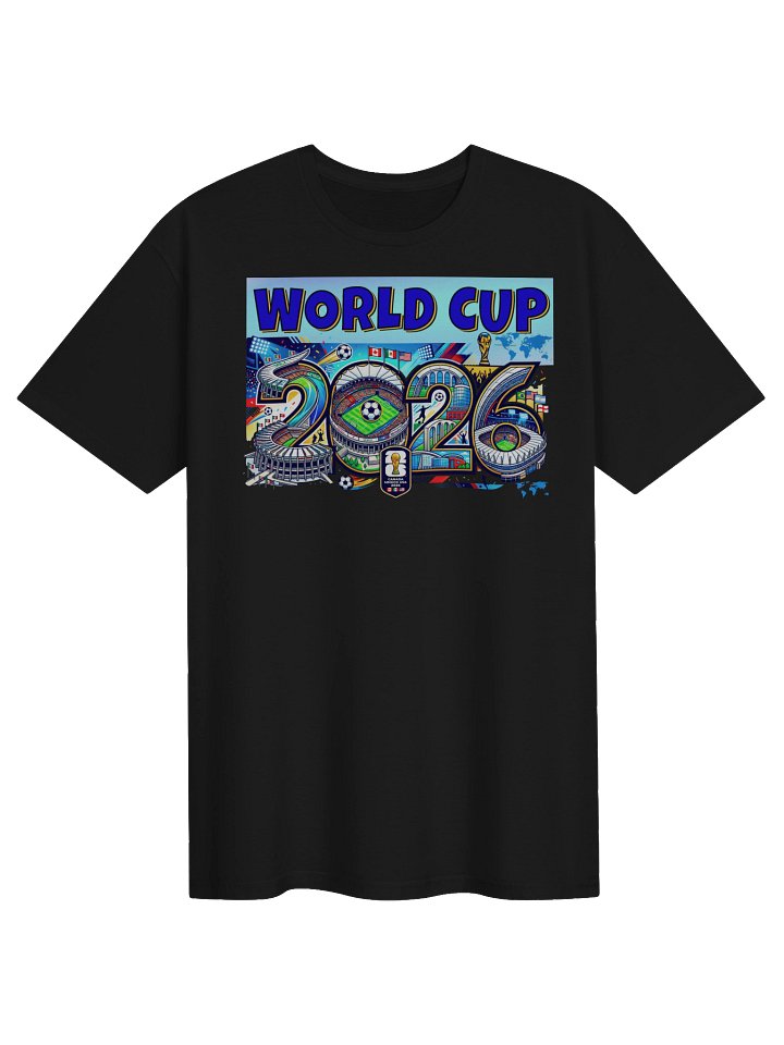World Cup 2026 Stadiums Illustration Graphic Tee product image (1)