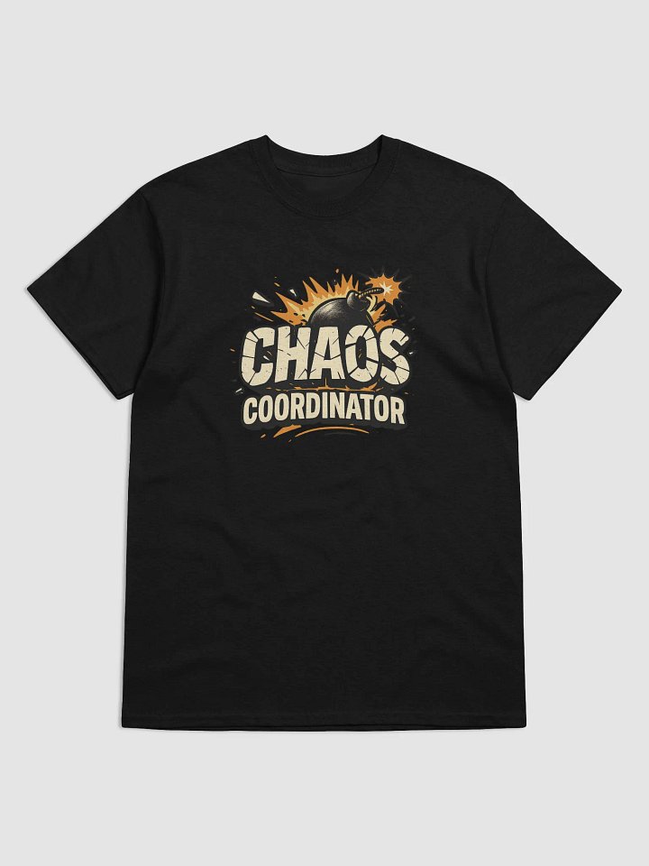 Chaos Coordinator Exploding Font T-Shirt – Funny Sarcastic Tee product image (4)