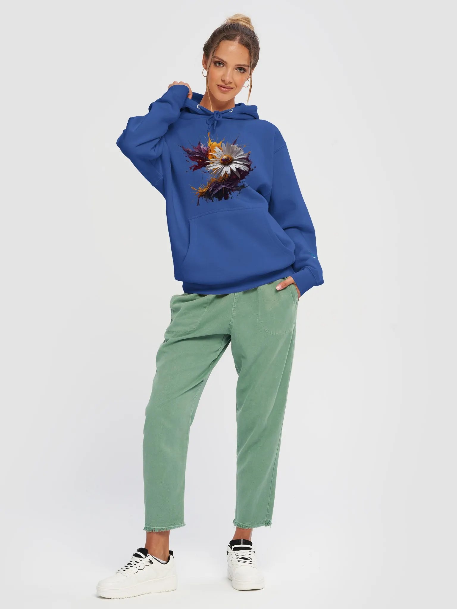 DAISY SPLASH ART HOODIE product image (38)