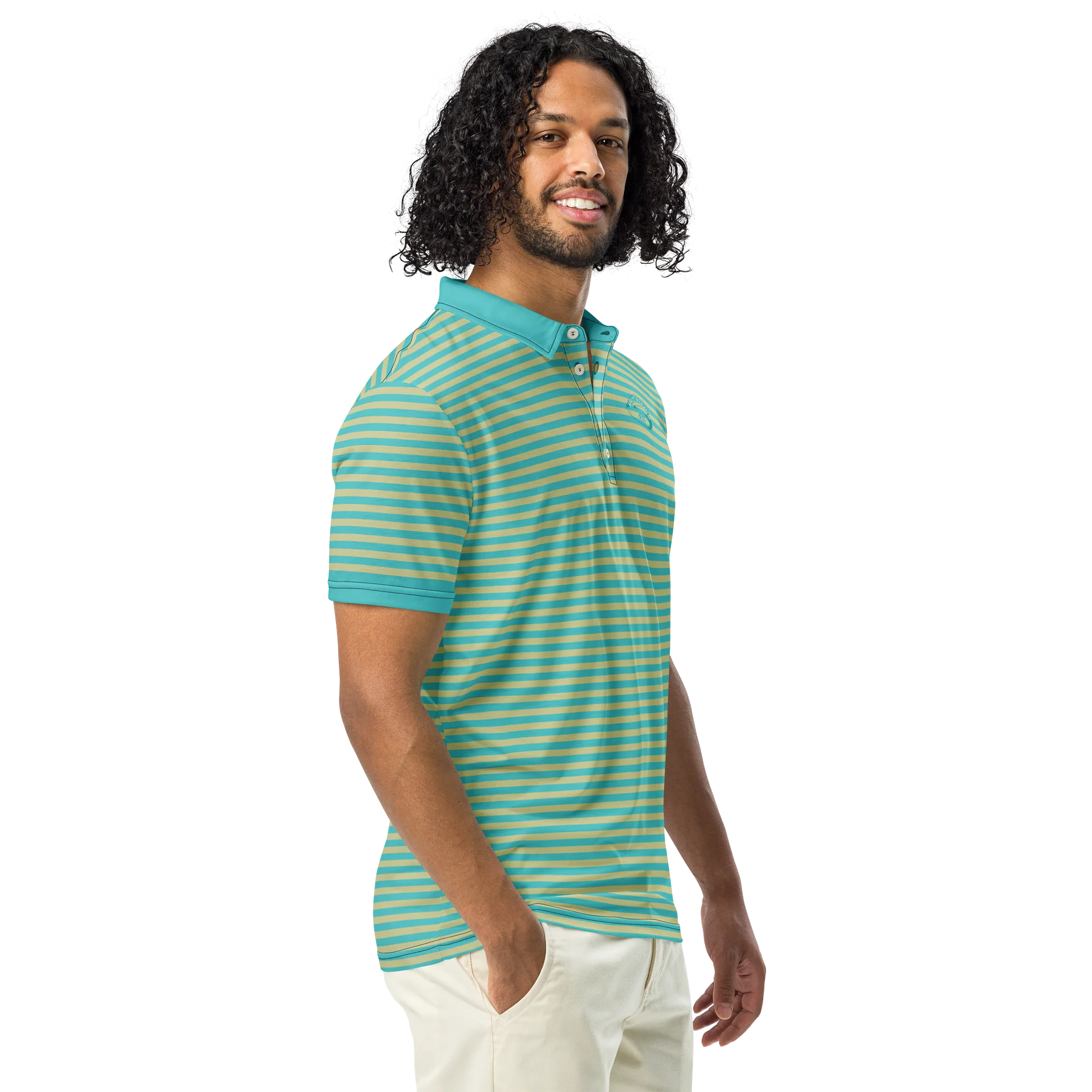 Green Stripped Polo product image (1)