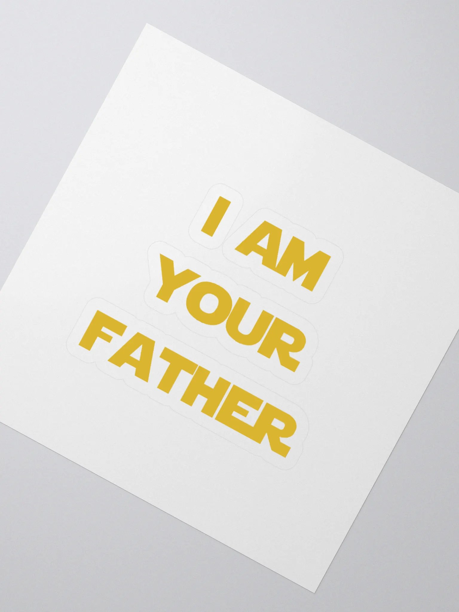 I AM YOUR FATHER Kiss Cut Stickers product image (2)