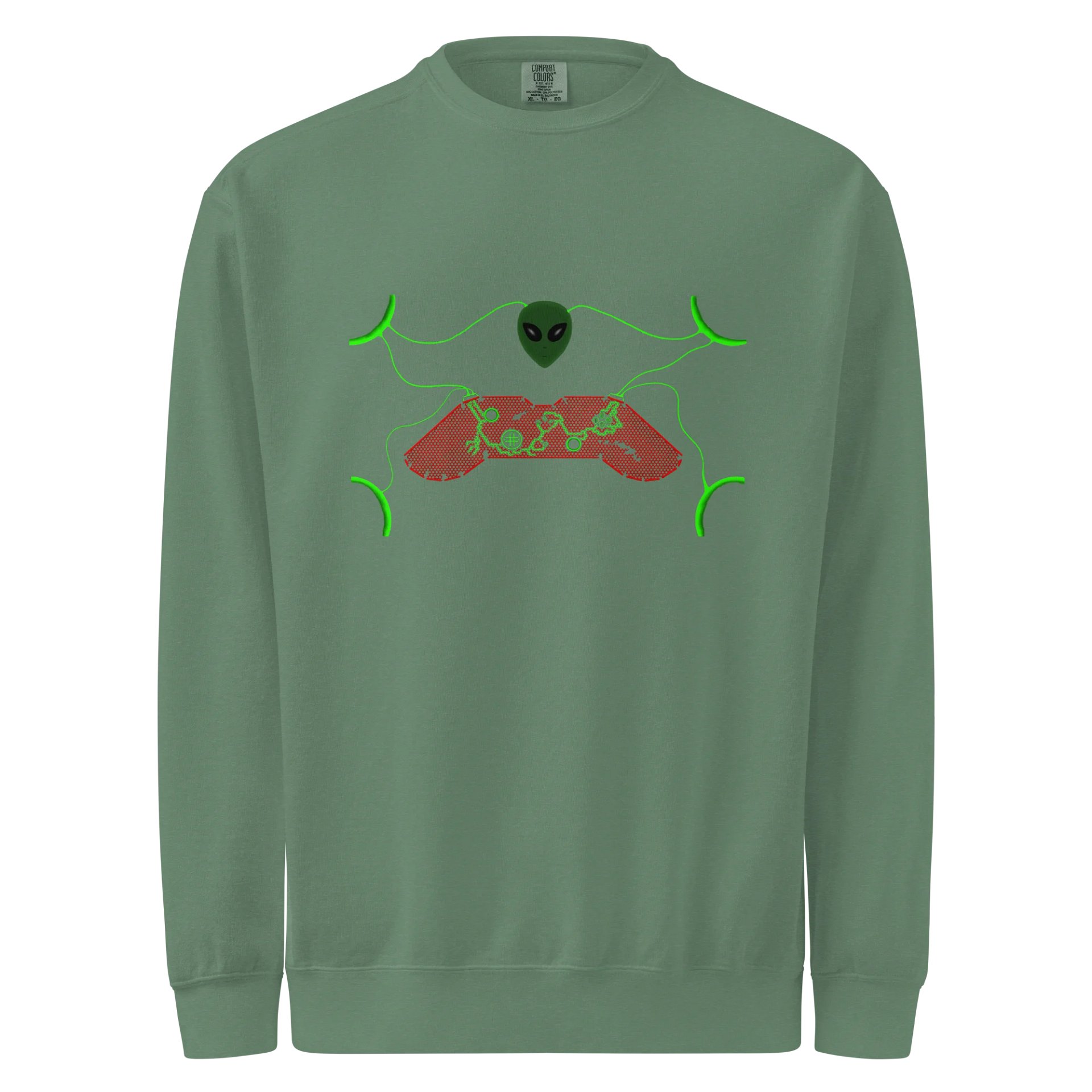 Neon Alien Gaming Controller Sweatshirt product image (1)