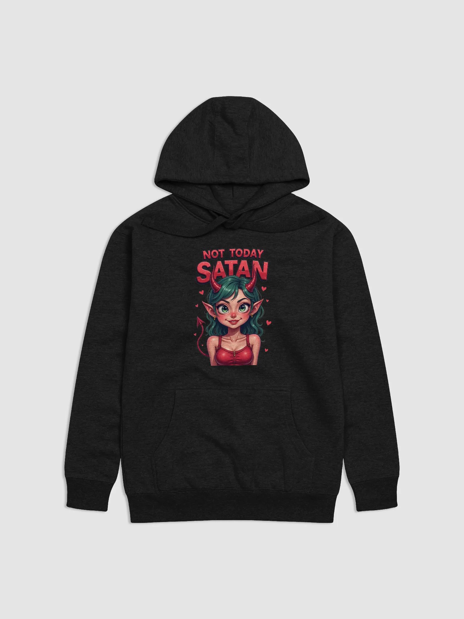 Not Today Satan Premium Hoodie product image (2)