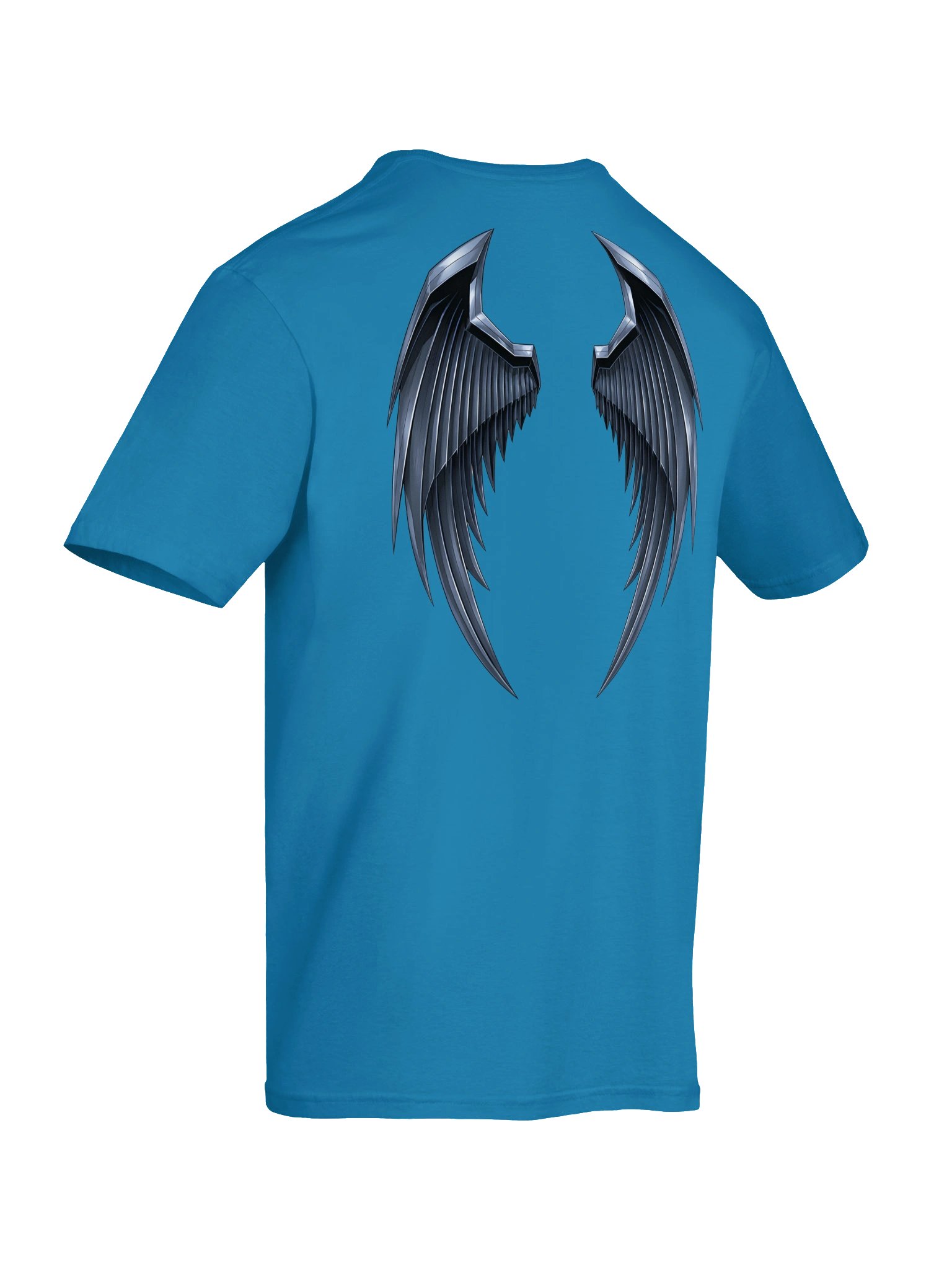 Arch Angel Inspired T-Shirt | Metallic Wing Comic Style Graphic Tee product image (28)