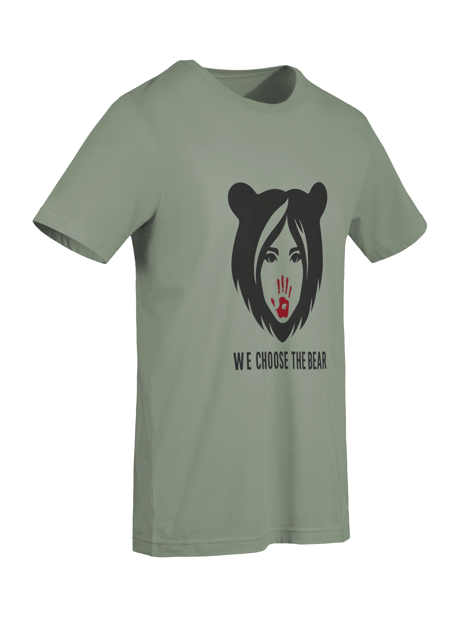 W E Choose the Bear (sage tee) product image (5)