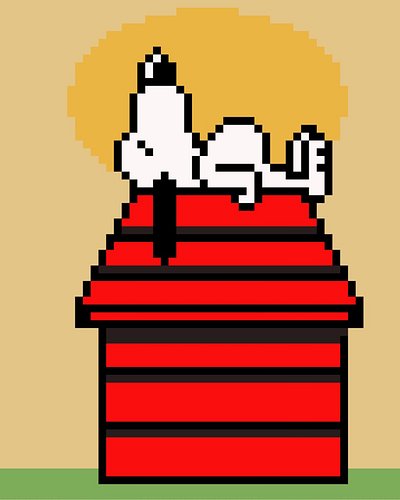 Sometimes when I have a long day I think of Snoopy relaxing on his doghouse…

Today was that day. 

#snoopyfanart 
#fanart