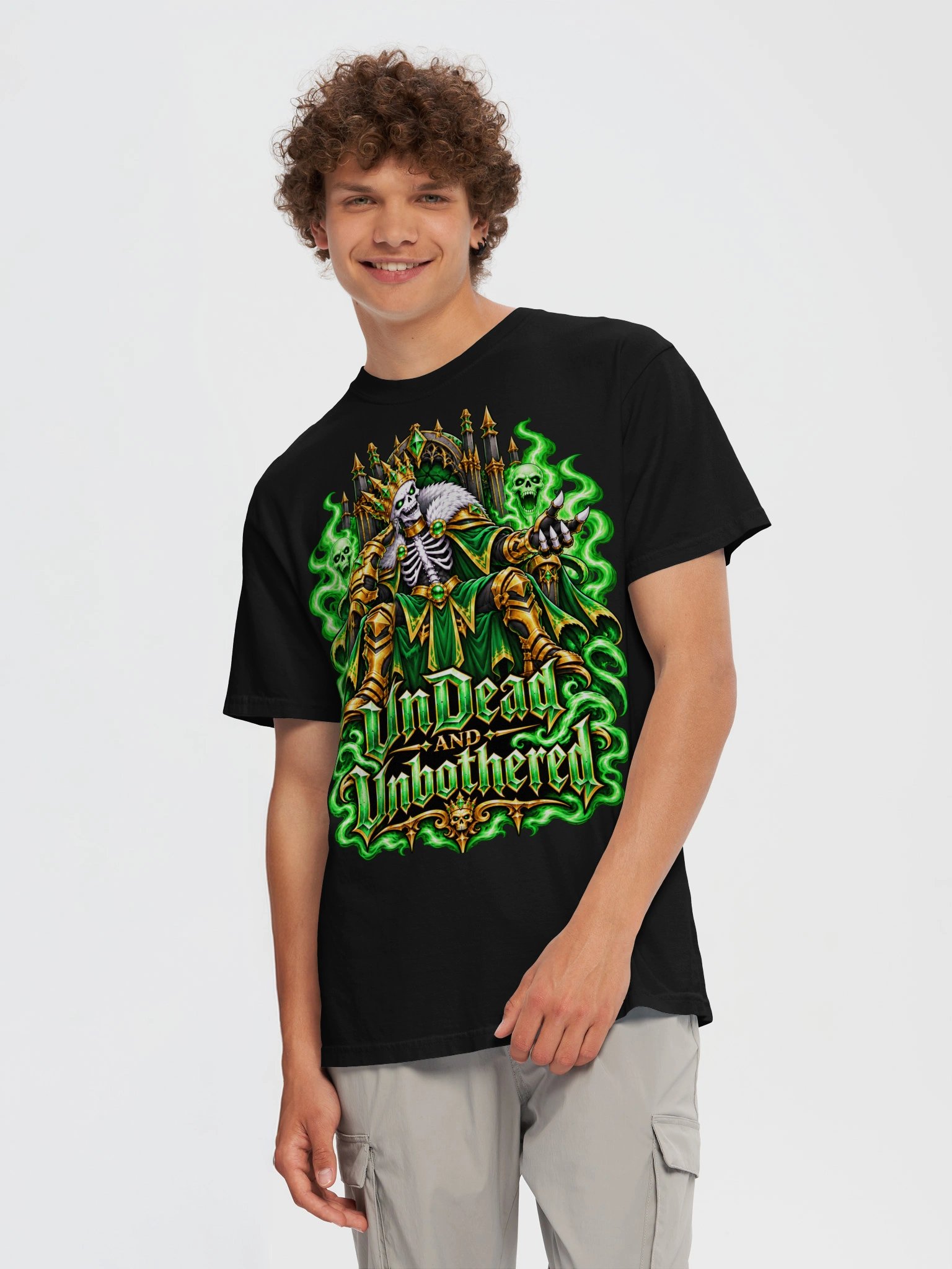 Undead and Unbothered Tee (Green) product image (5)