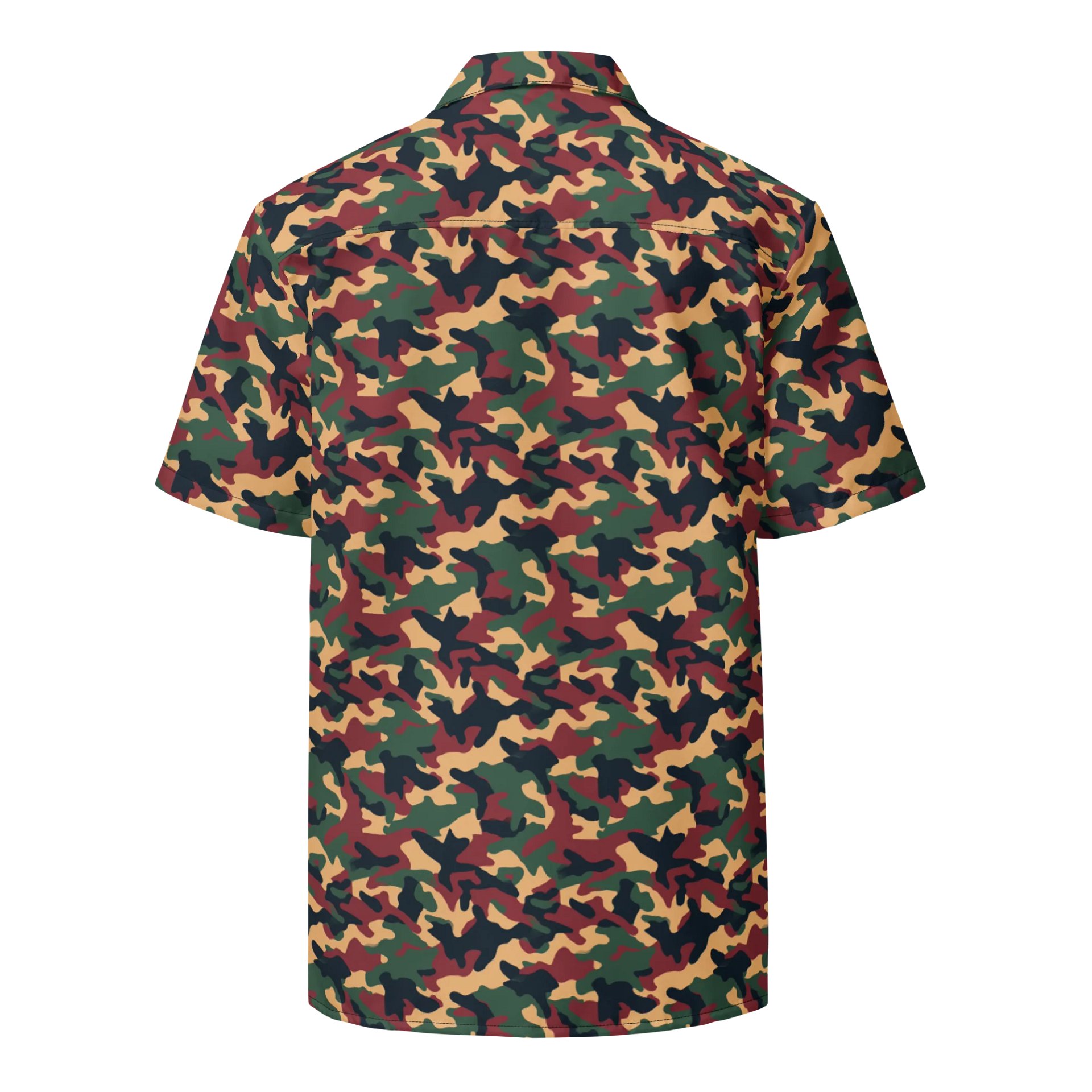 Autumn Camo Men’s Button-Up Shirt product image (2)