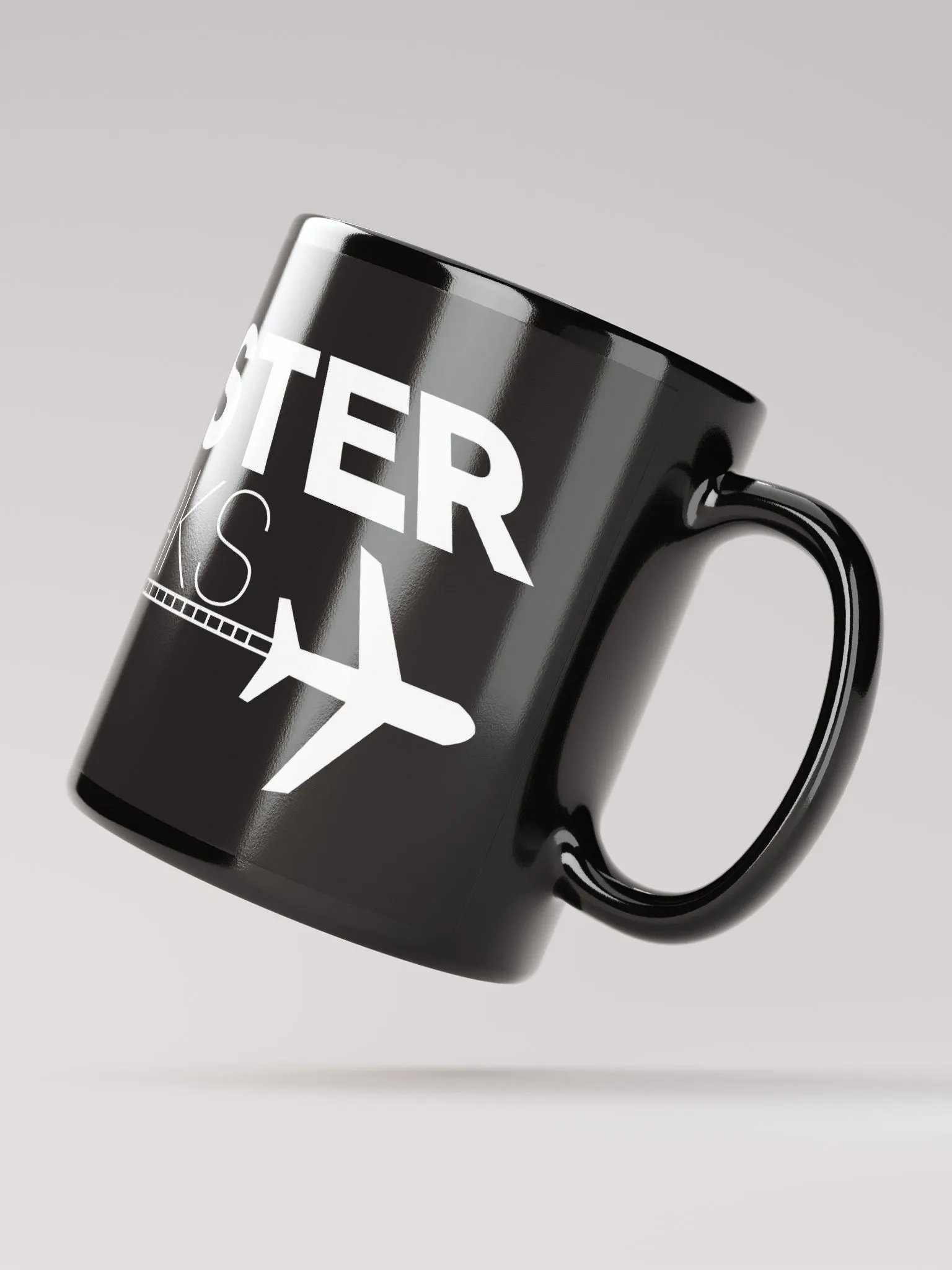 Coaster Breaks Black Glossy Mug product image (2)