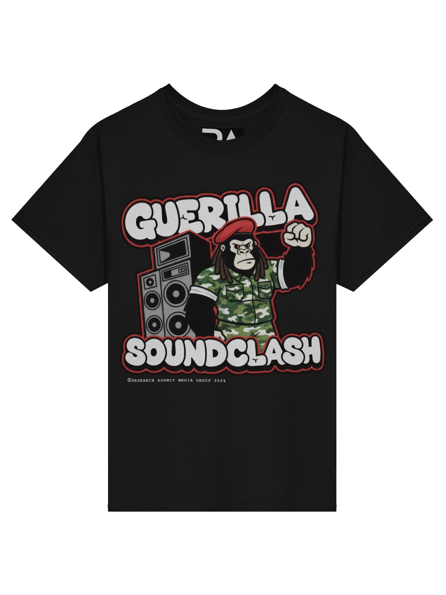 Guerilla Soundclash x Research Agency "PLUR Militants" T-Shirt product image (1)