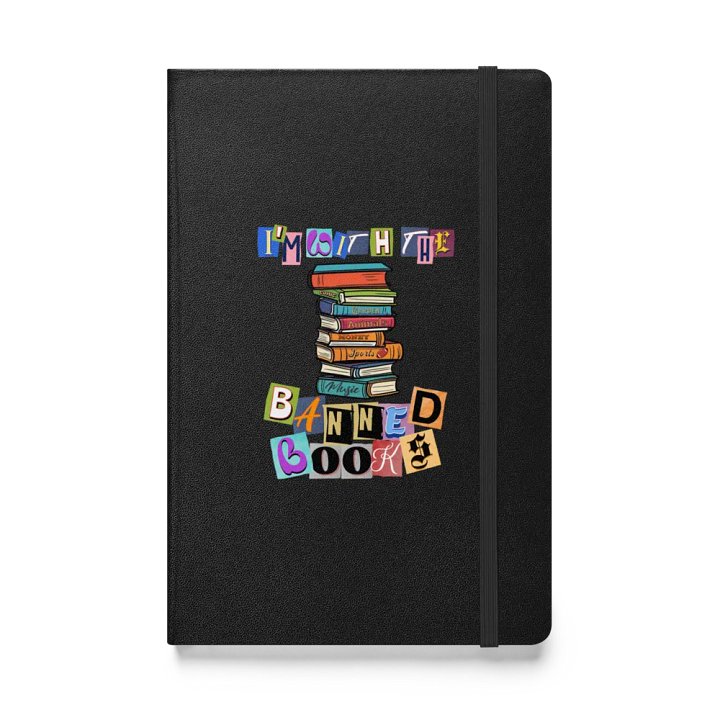 Im With The Banned Books Hardcover Notebook product image (1)