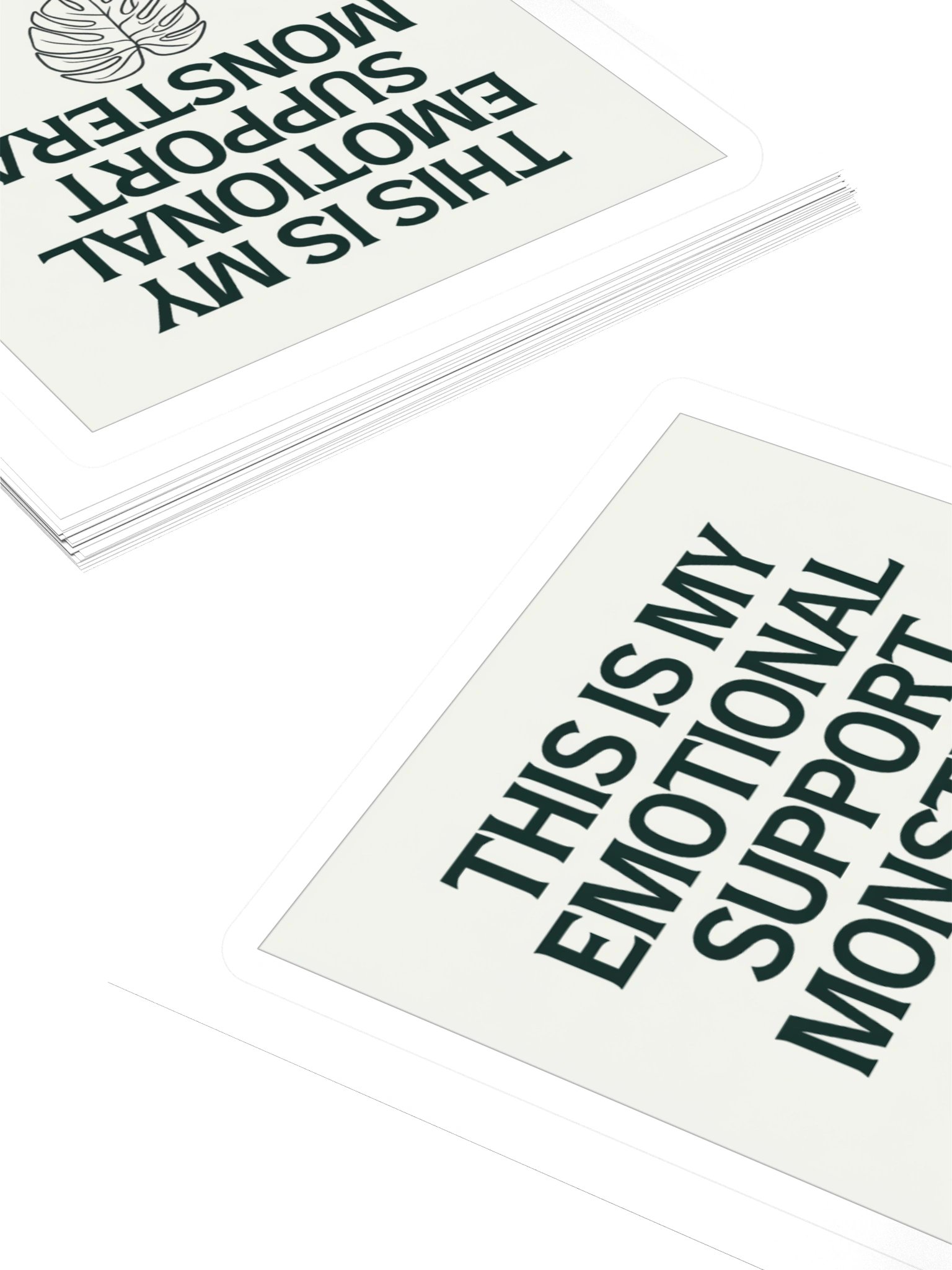 This Is My Emotional Support Monstera — Sticker product image (4)