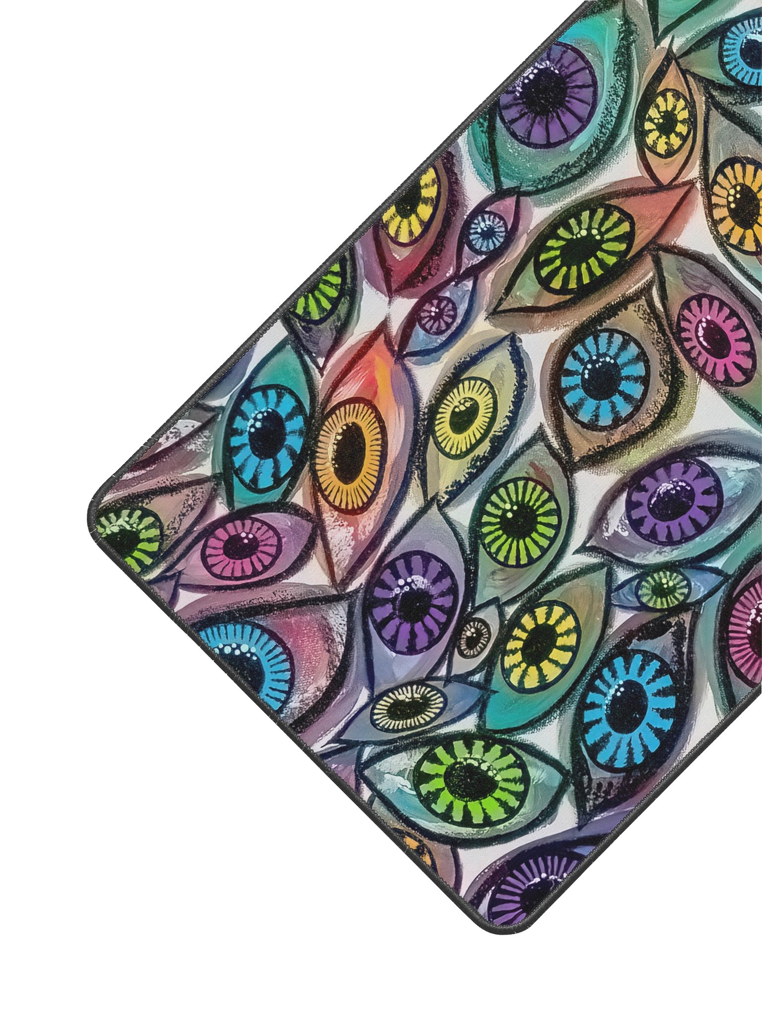 Psychedelic Eyes XL Desk Mat 15.5 x 31.5 | Eye See You Too product image (3)
