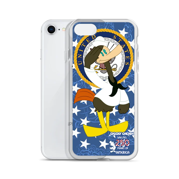 Louie Loon Salutes the Navy iPhone Case product image (55)