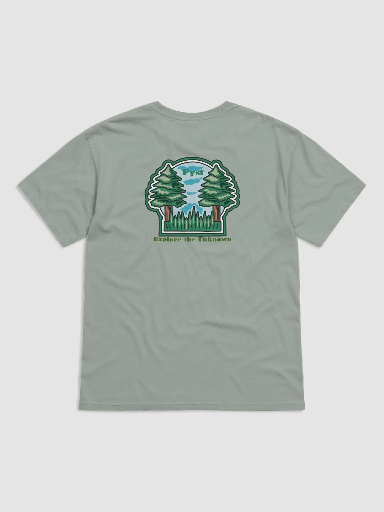 Trees Comfort colors organic cotton t-shirt product image (2)