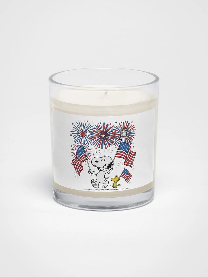 Patriotic Dog & Bird Marching with US Flags Fireworks product image (1)