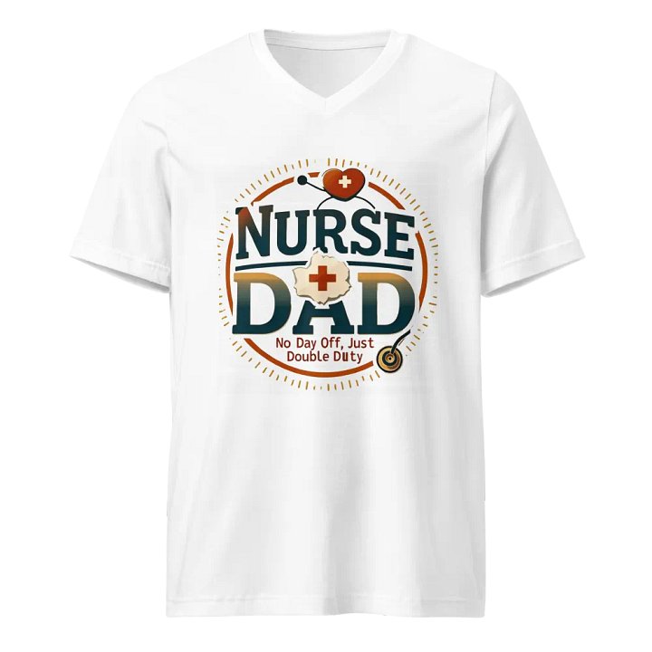 Nurse Dad Double Duty V-Neck Tee product image (1)