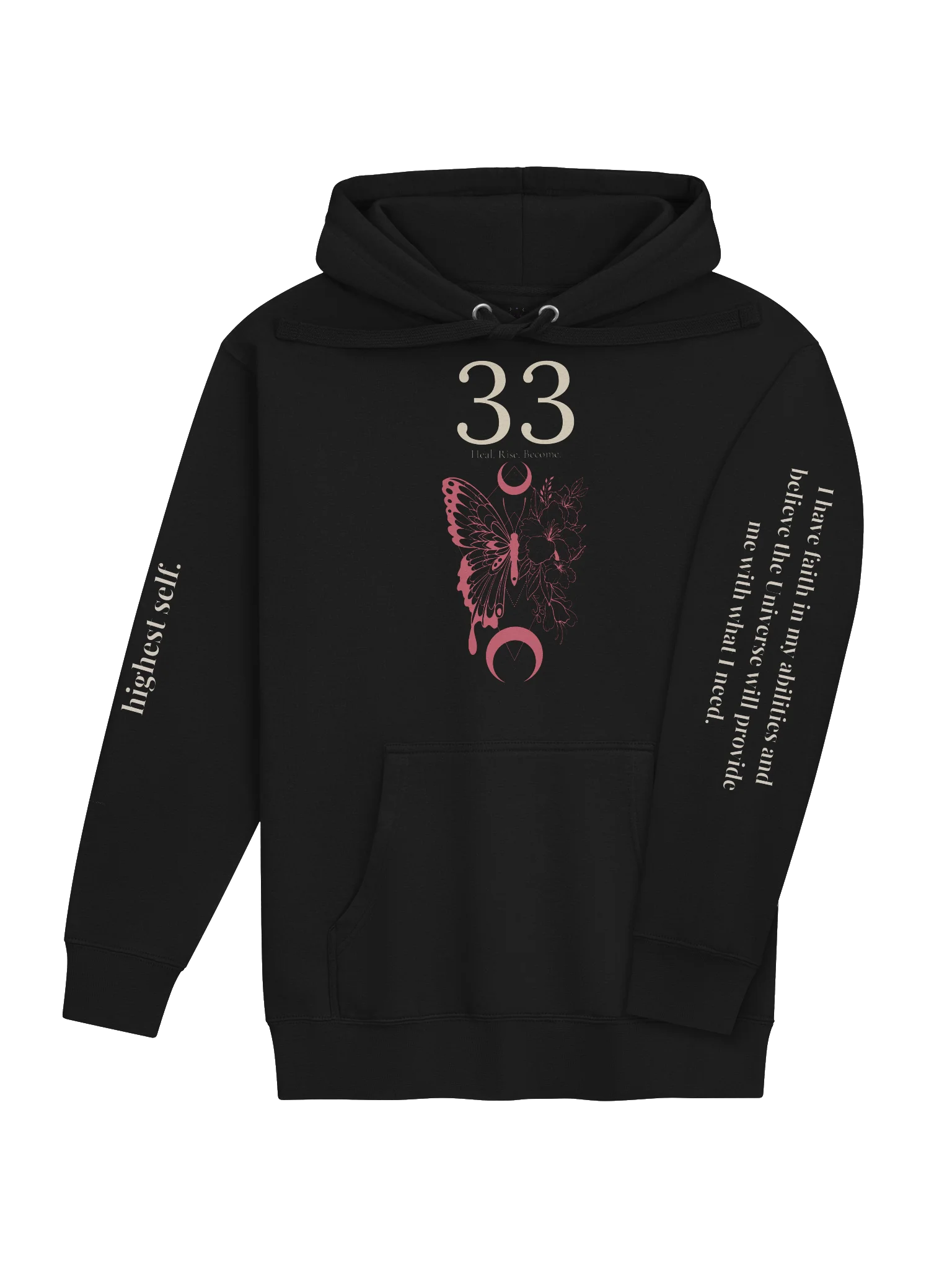 33 — Heal • Rise • Become Hoodie product image (4)