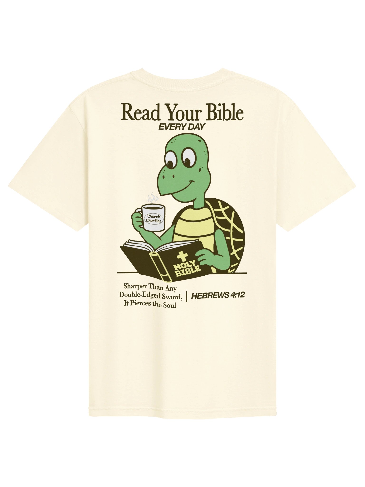 Read Your Bible Tee - Cream product image (2)