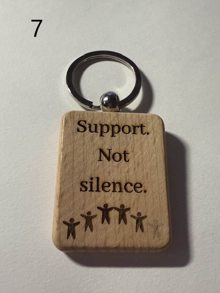 Wooden Engraved Neurodivergent Keychains | ADHD, Autism, Anxiety, and More (2) product image (7)