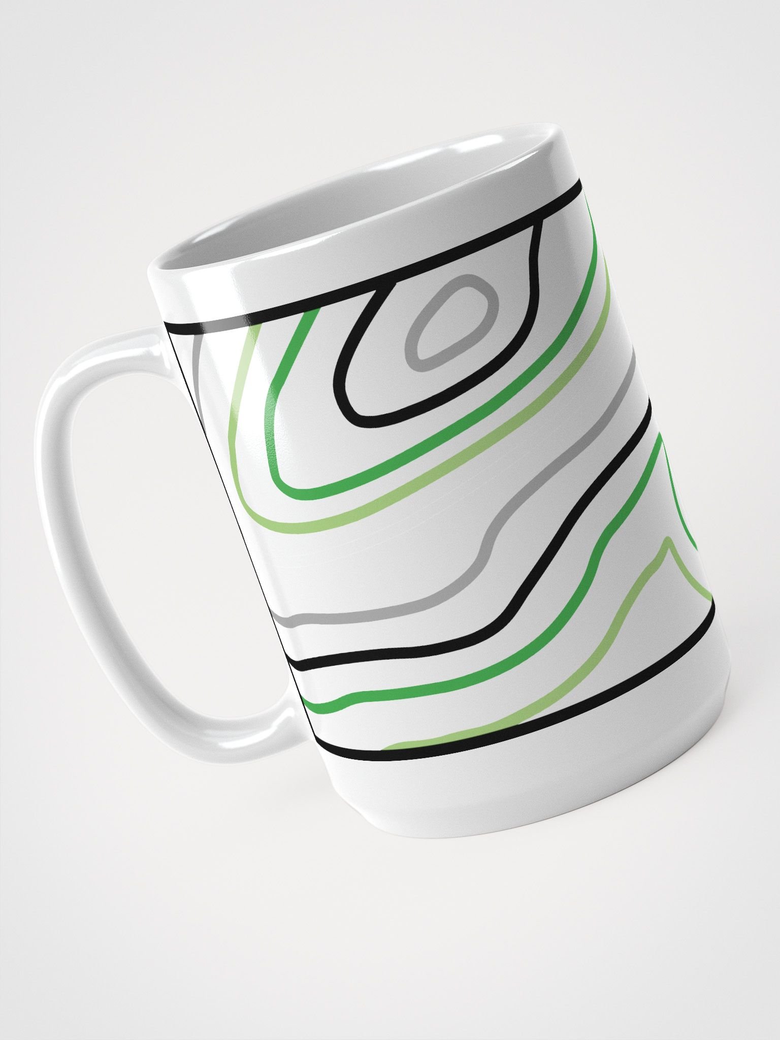 Topographic Pride- aro mug product image (3)