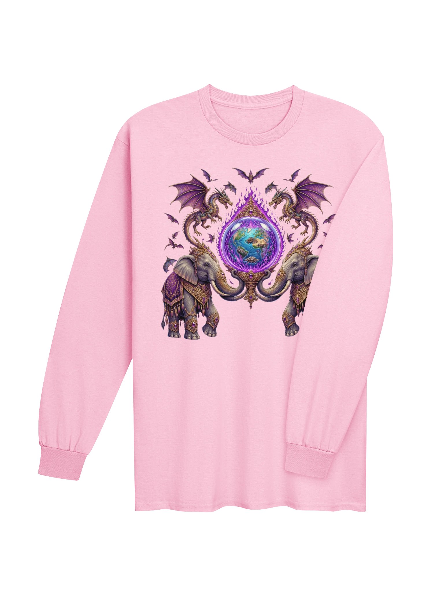 Cosmic Elephant Dragon Magic Tee product image (4)