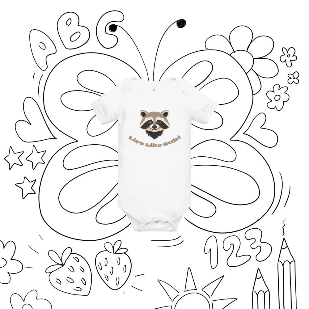 Happy Raccoon Baby Onesie product image (8)