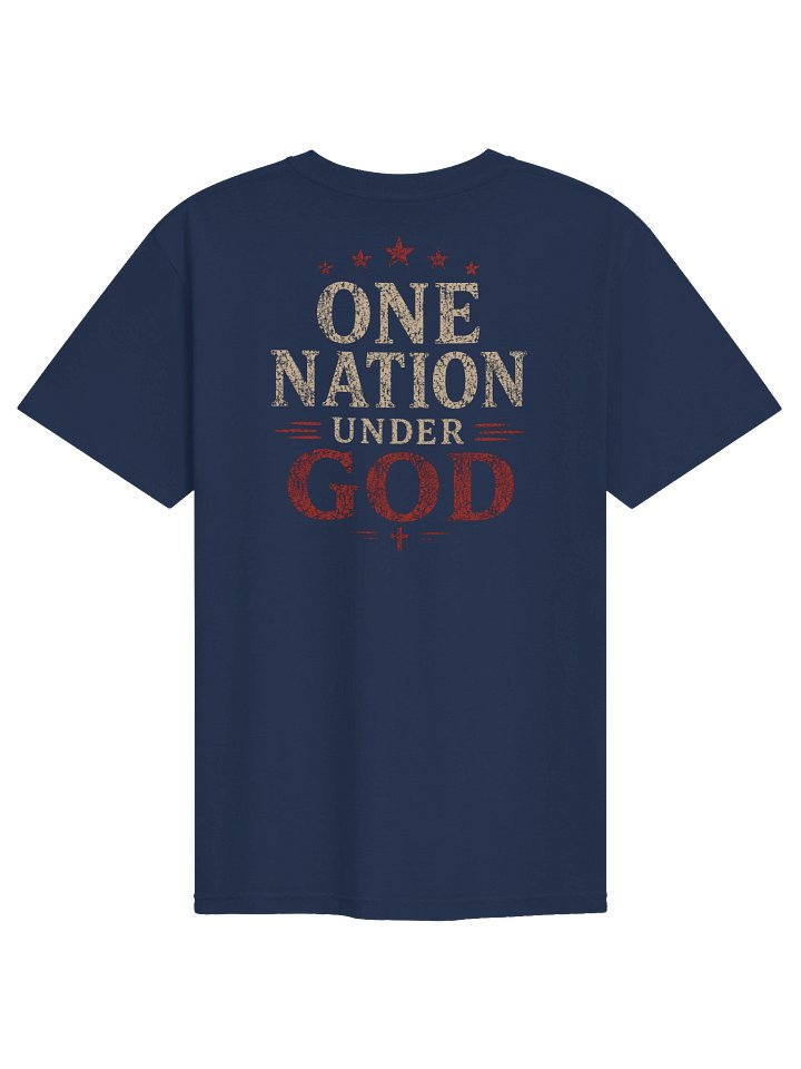 Blessed Nation Psalm 33:12 American Flag Tee product image (2)