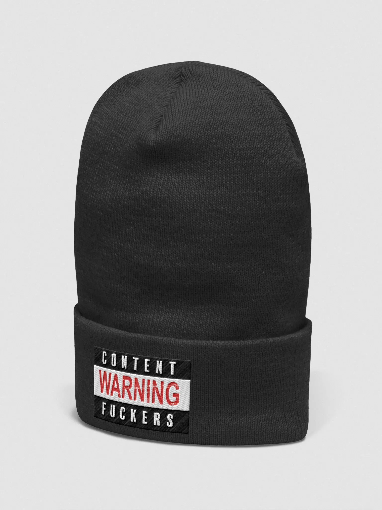 Warning Label Cuffed Beanie product image (9)