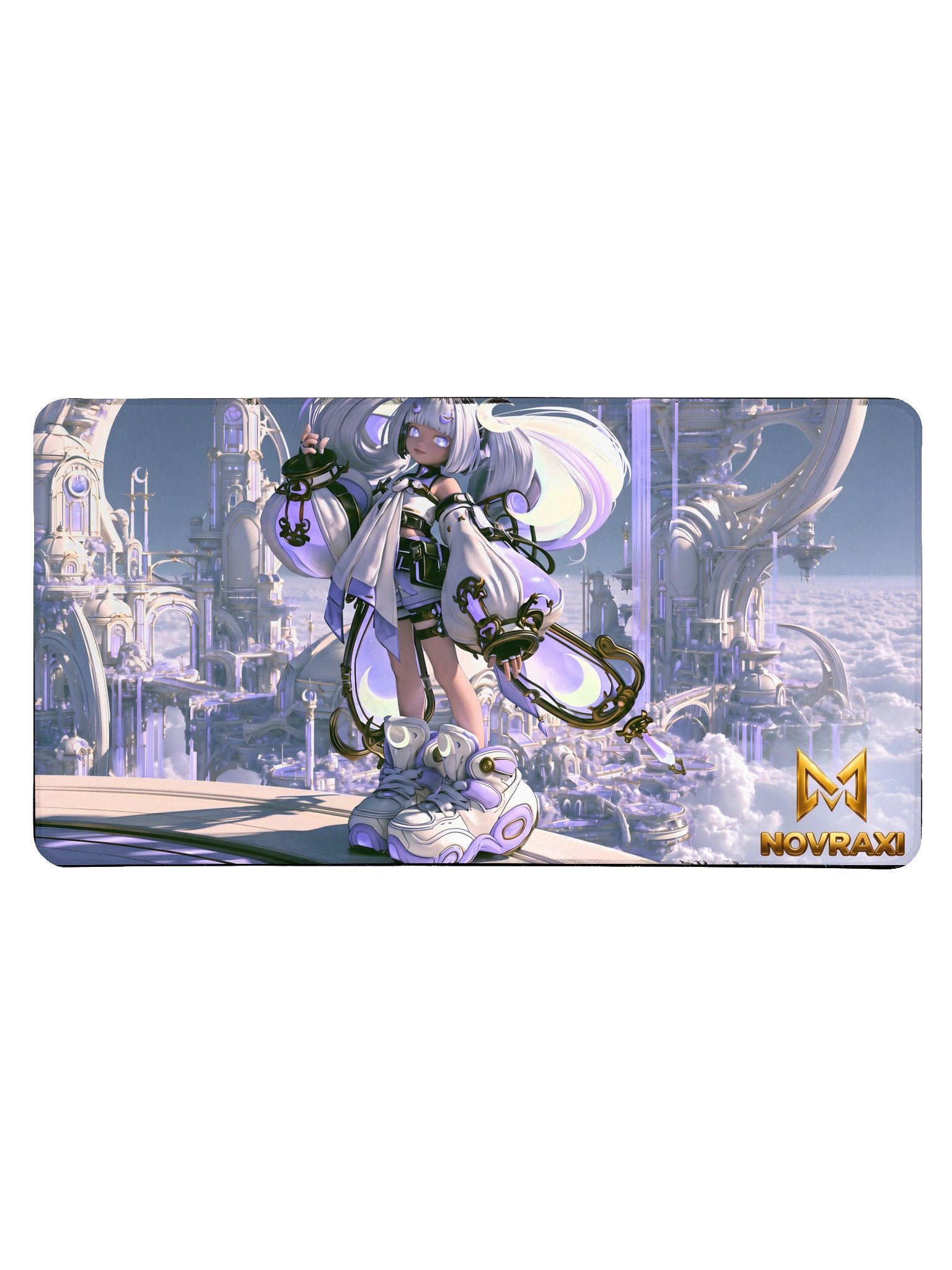 Lunara × Celestial Adventurer | XL Gaming Desk Mat product image (4)