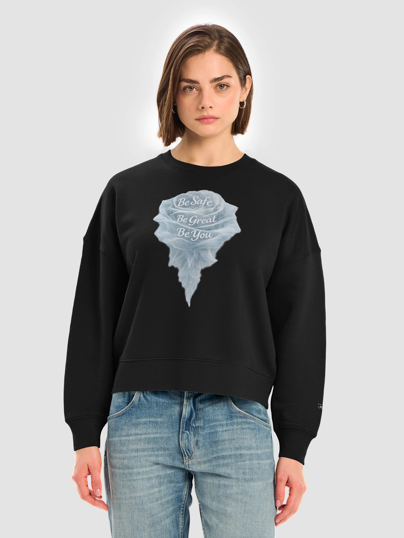 BSGBY™ Ethereal Rose Wisdom Organic Sweatshirt product image (1)