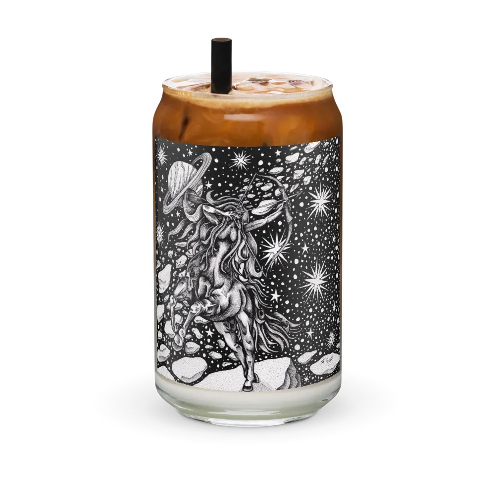 Sagittarius Zodiac Can-Shaped Glass product image (2)