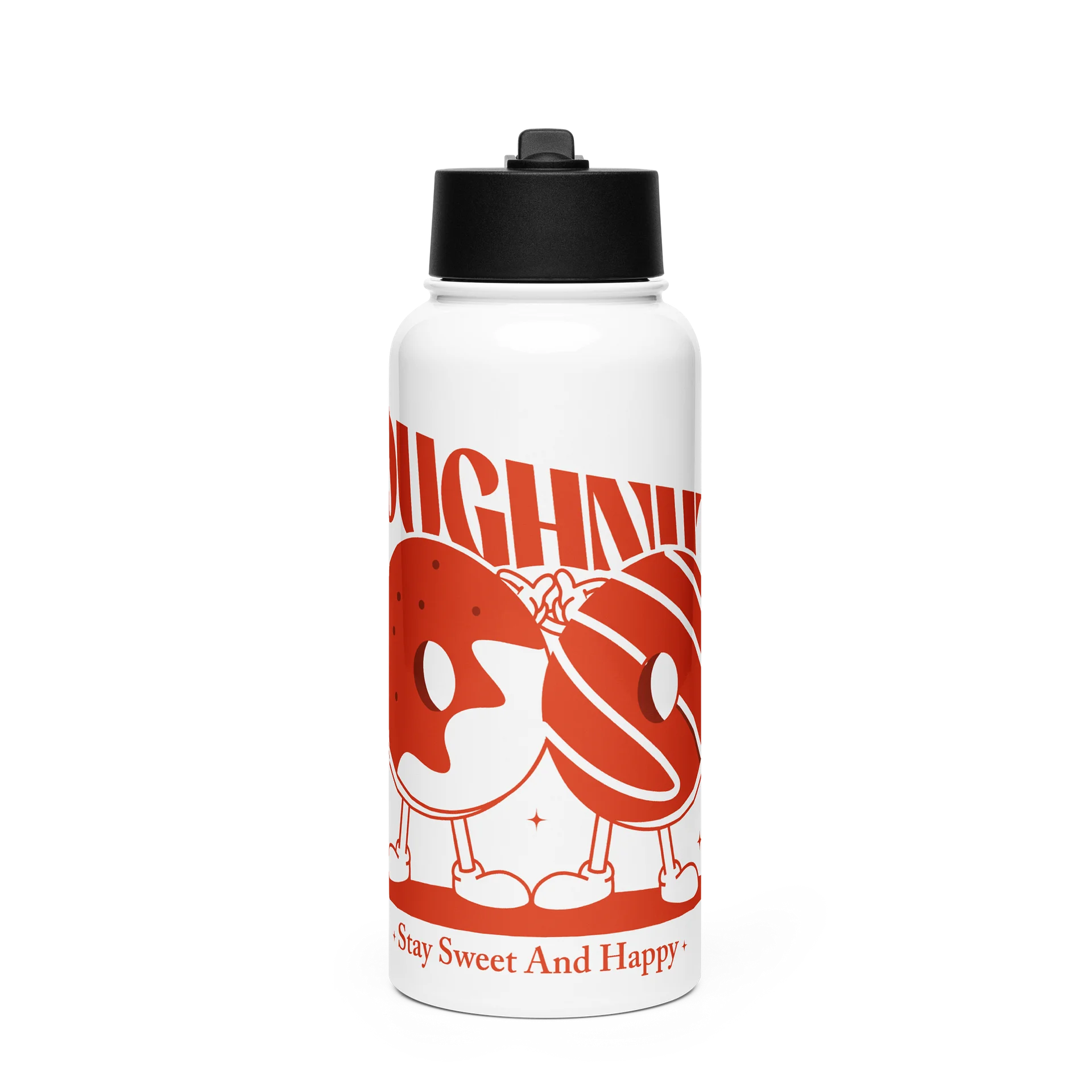 DOUGHNUTZ Stay Sweet and Happy Retro Insulated Bottle | 32 oz product image (1)